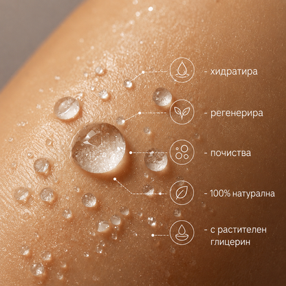 Мицеларна вода с роза Дамасцена