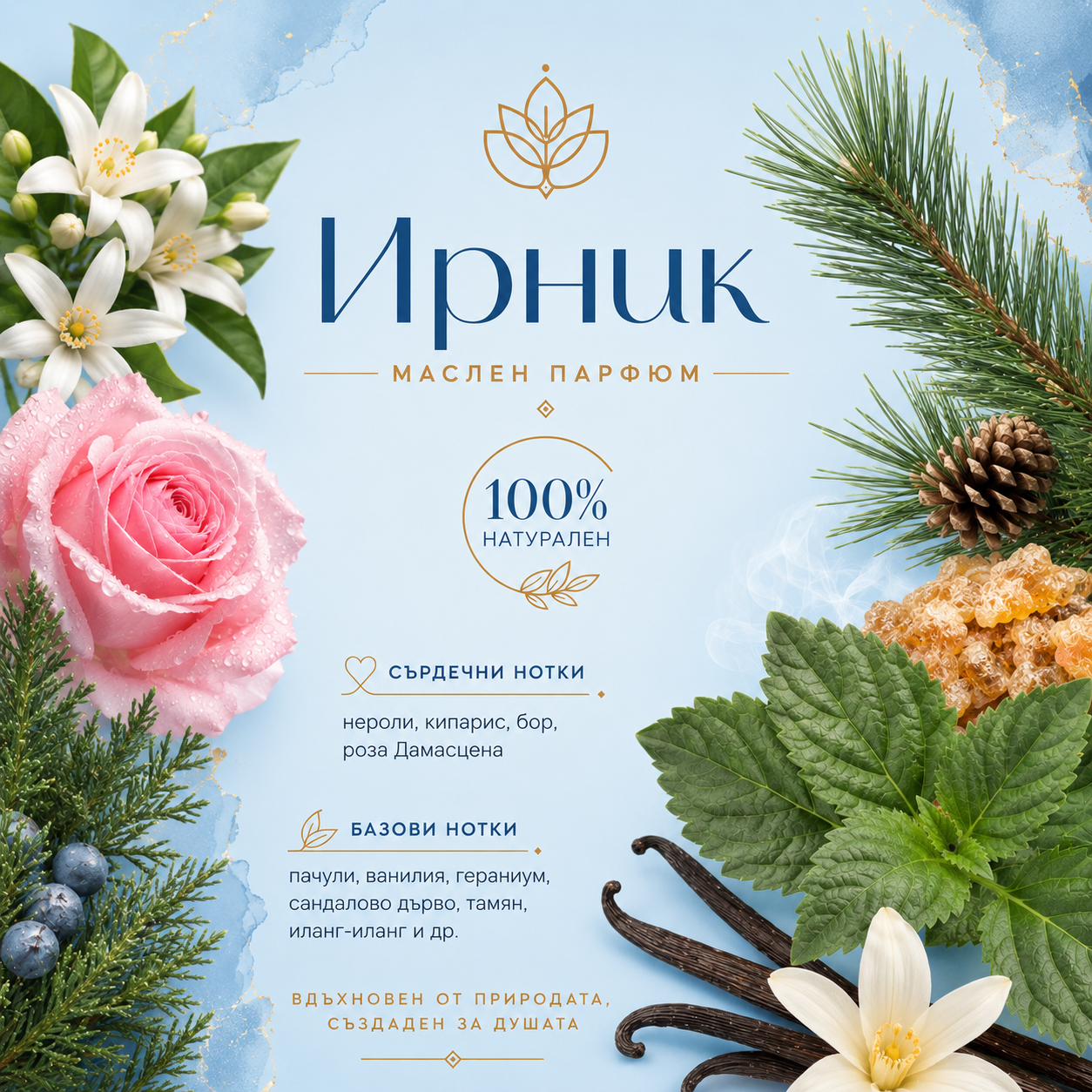 Маслен парфюм "Ирник"
